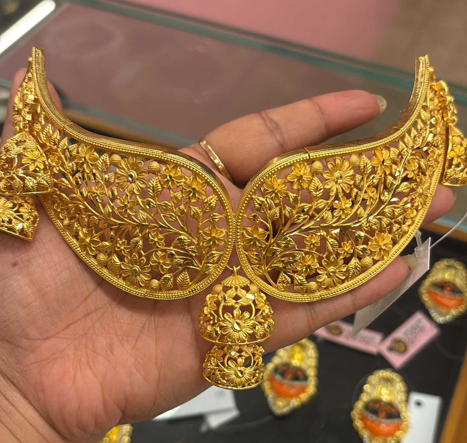 Butterfly Vine Designer Necklace (Gold Plated)