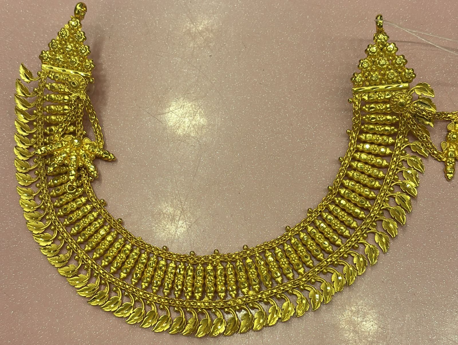 Antique Leaf Layered Necklace