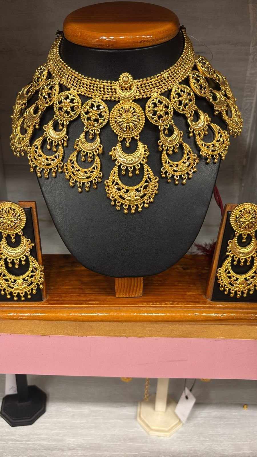 Multi-Layer Chandbali Necklace Set